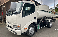 日野 デュトロ 3tバキュームカー 3000L 糞尿車 東邦車輛製 モデルVC3 自動ホースリール アイドリングストップ TKG-XZU600E-TKMQC3